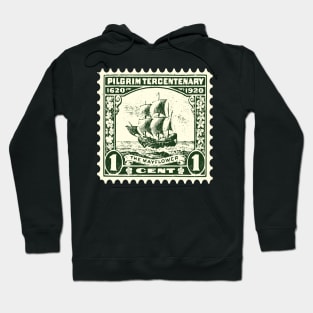 Mayflower - Pilgrim Tercentenary Stamp Hoodie